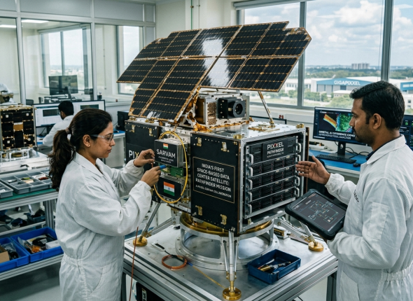 Space-Based Data Center Satellite