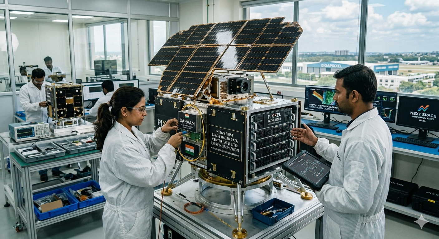 Space-Based Data Center Satellite
