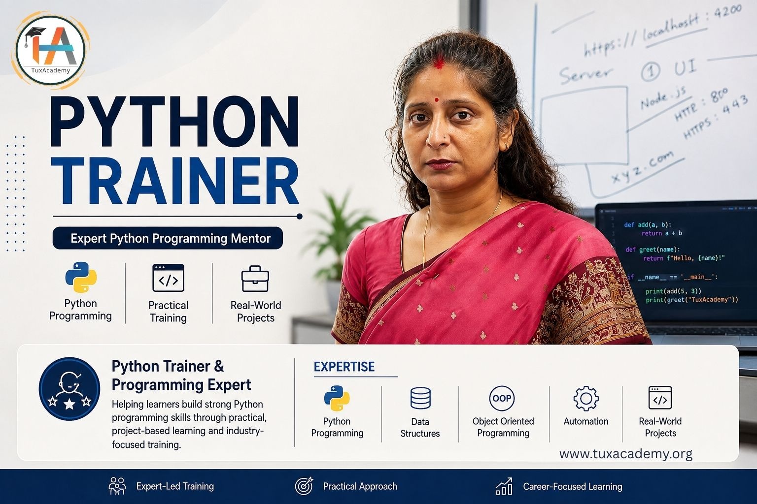 Geetanjali Mehra - TuxAcademy Python Trainer